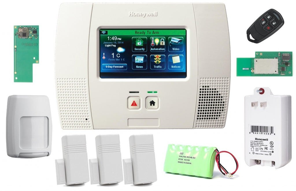 Honeywell Wireless Lynx Touch L5200 Home Automation Security Alarm Kit