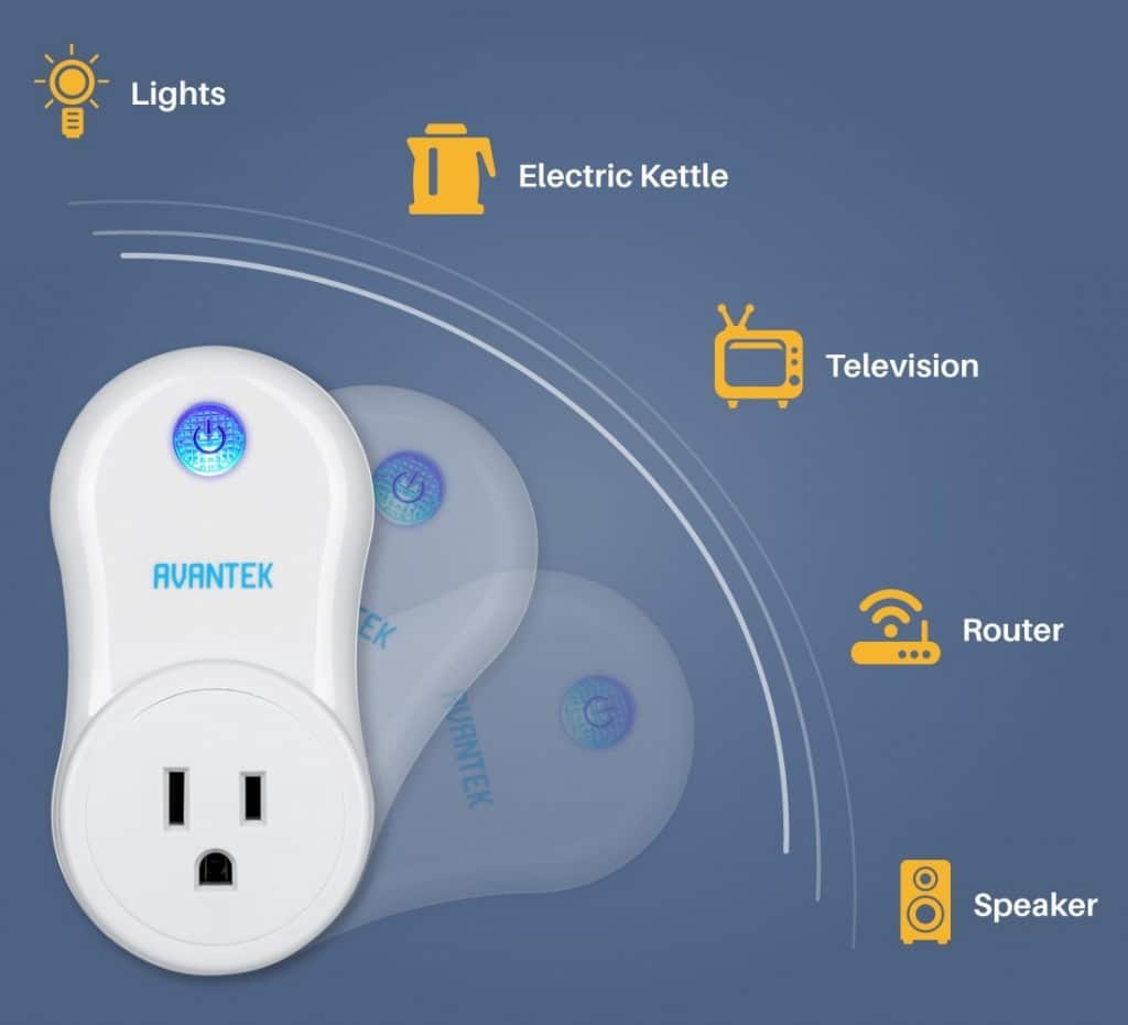 Wireless Electrical Smart Plugs for Lights